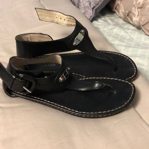 Michael Michael Kors black buckle sandal
